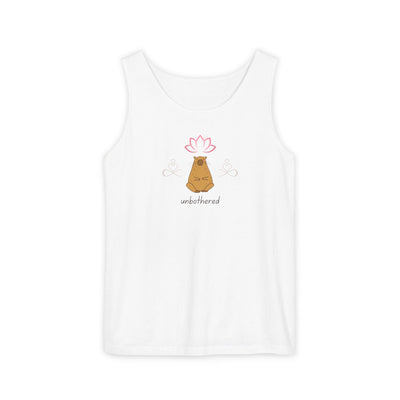“Unbothered’” Meditative Capybara - Premium Comfort Colors Tank