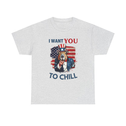 I want YOU to CHILL - Unisex Adult Jersey Tee