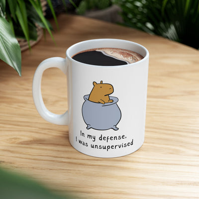 In My Defense I Was Unsupervised Capybara Mug