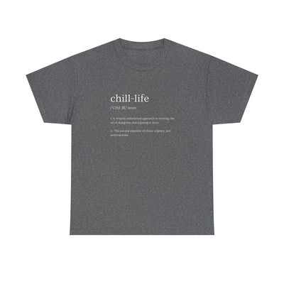 Chill Life Definition - Unisex Jersey Tee - detail view