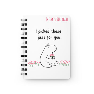 Personalized Gift Journal – Cute Capybara Notebook “I Picked These Just for You”