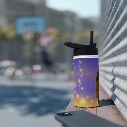 Personalized Capygrid Capybara Water Bottle | Harry Potter Style Gift for Kids | Wizard Water Bottle