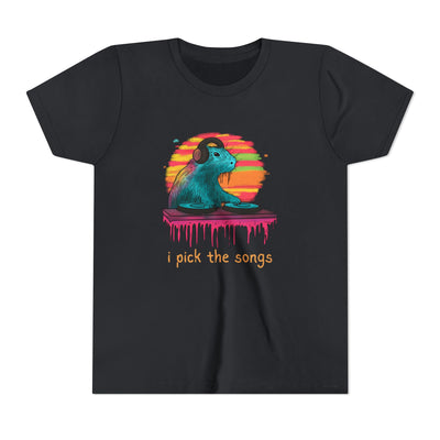 I Pick the Songs Kids DJ Capybara T-Shirt