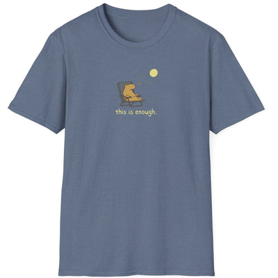 “This Is Enough” Capybara Moonlight Softstyle Tee
