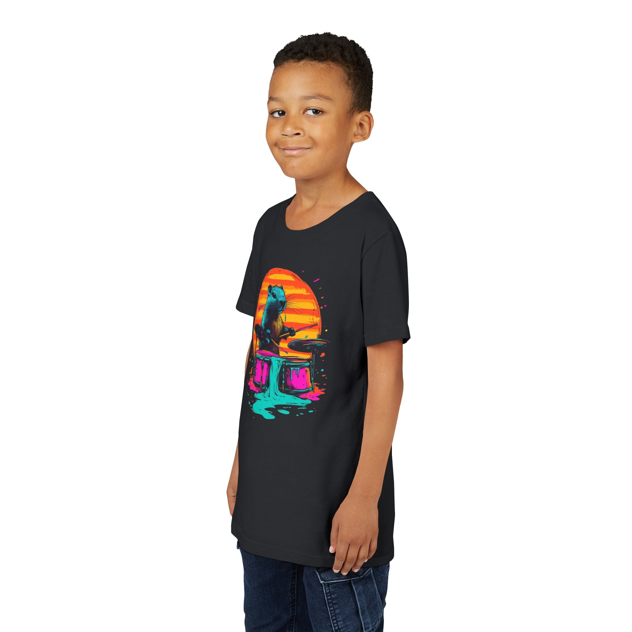 Drum Star Capybara - Unisex Tee (KIDS)