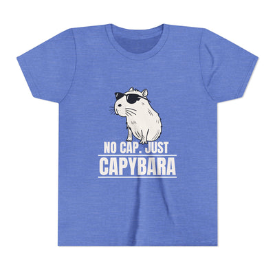 "No Cap.  Just Capybara" - Unisex Youth Tee