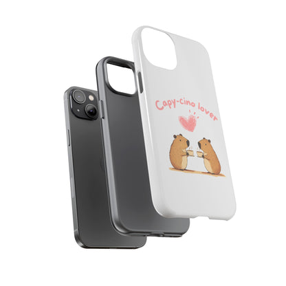 Cute Capybara Phone Case  (Capy-cino Lover Series)