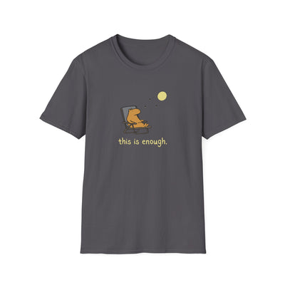 “This Is Enough” Capybara Moonlight Softstyle Tee