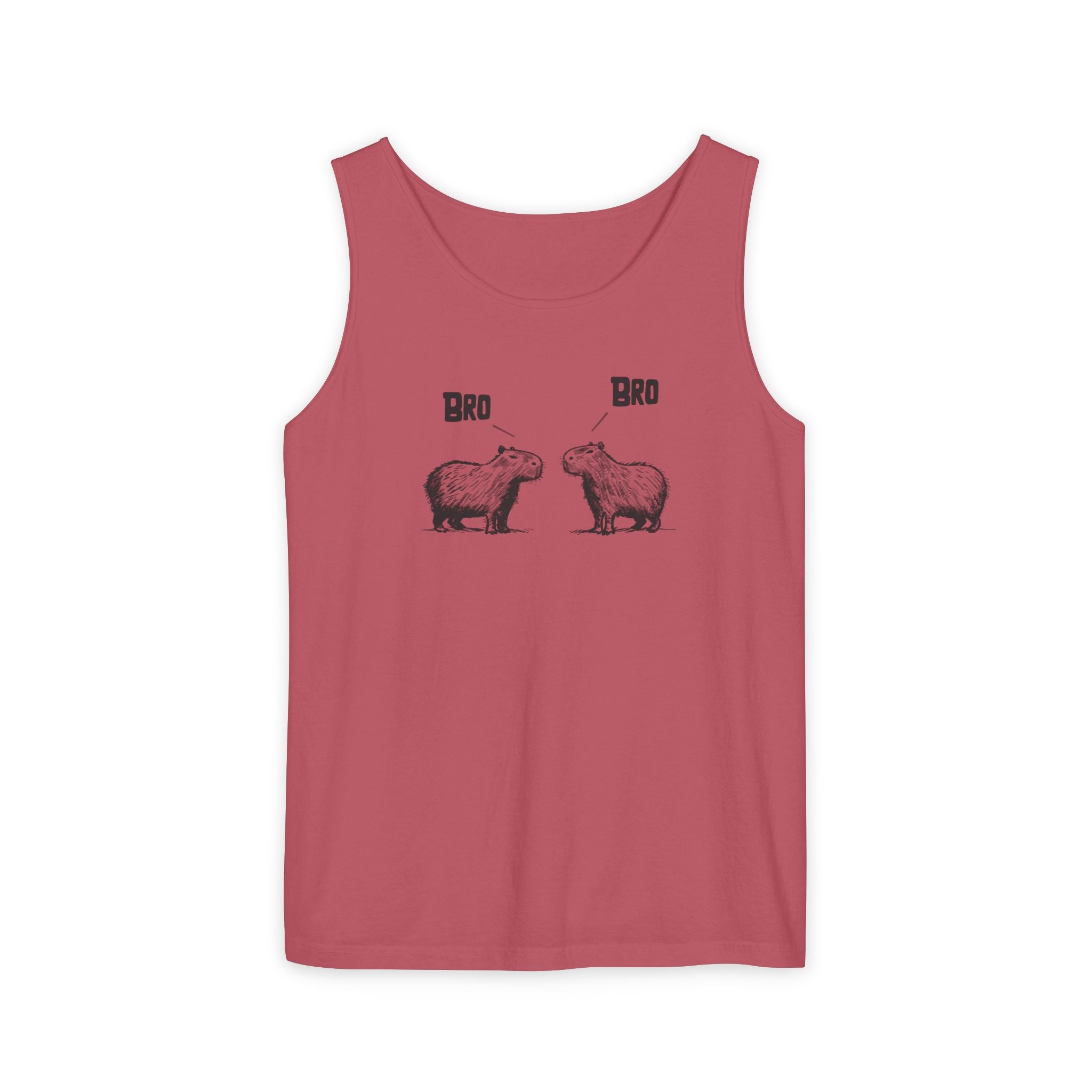 “Bro Bro’” Funny Capybara Premium Comfort Colors Tank