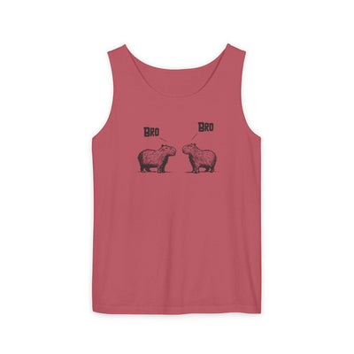 “Bro Bro’” Funny Capybara Premium Comfort Colors Tank