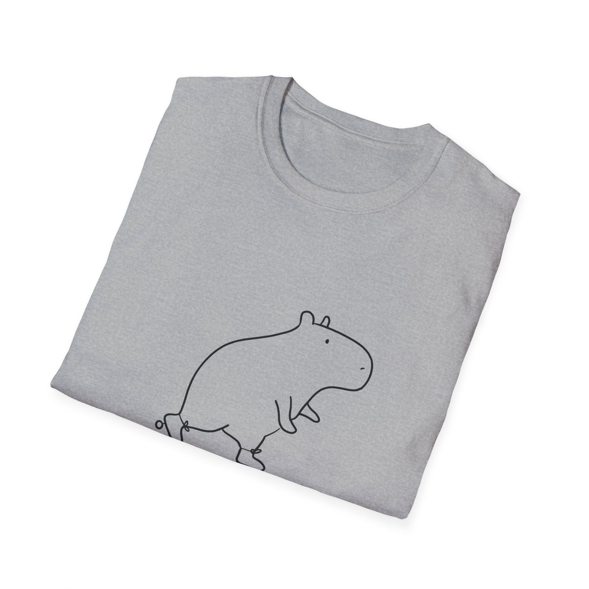 "Off to Shenan-again" Capybara Funny Adult Tee
