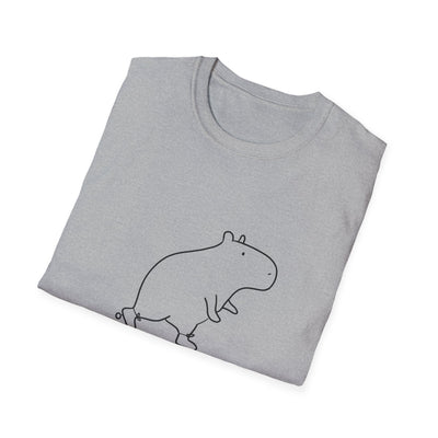 "Off to Shenan-again" Capybara Funny Adult Tee