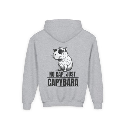 No Cap, Just Capybara Kids Hoodie