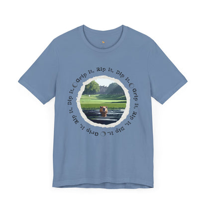 Capybara Grip It, Rip It, Dip It Tee (Capy Golf Edition)