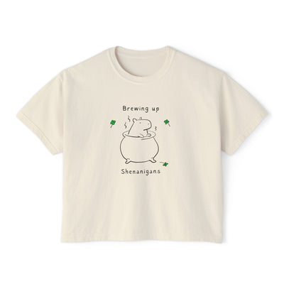 Capybara St Patricks Day t-shirt design - detail view
