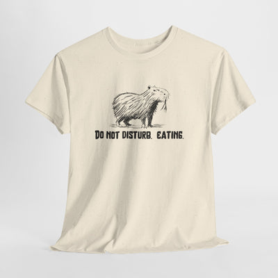 Do Not Disturb. Eating. Capybara Heavy Tee