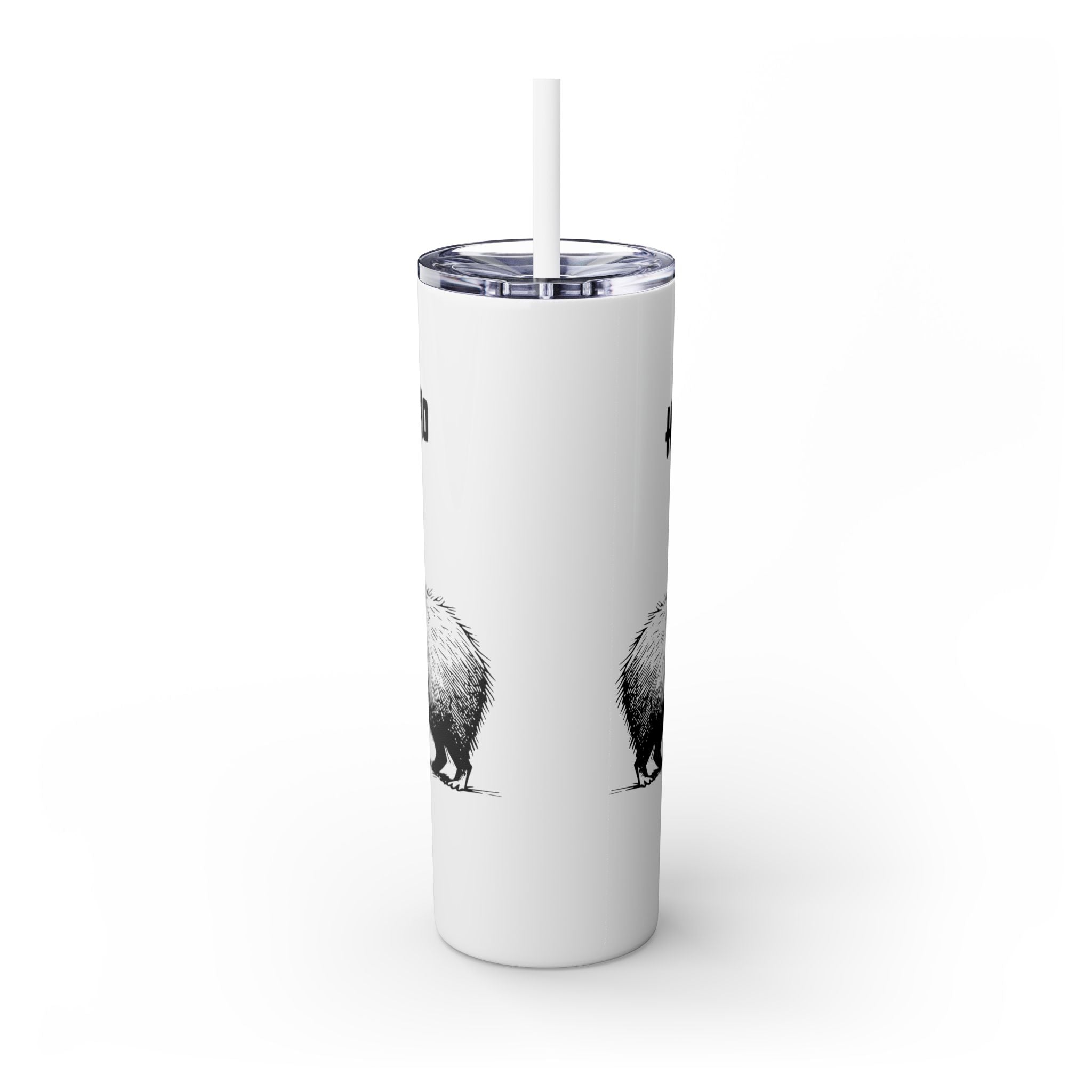 Ho Ho Ho Capybara Christmas Cup for Holiday Vibes - Skinny Tumbler