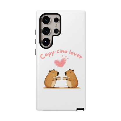 Cute Capybara Phone Case  (Capy-cino Lover Series)