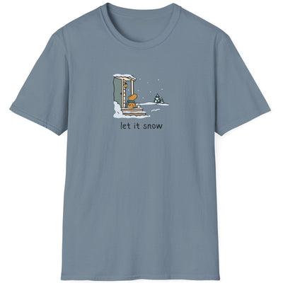 Let it Snow Capybara Softstyle Tee