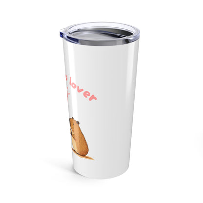 Capybara Heart Coffee Lover 20oz Tumbler - Perfect Gift for Animal Lovers and Coffee Enthusiasts