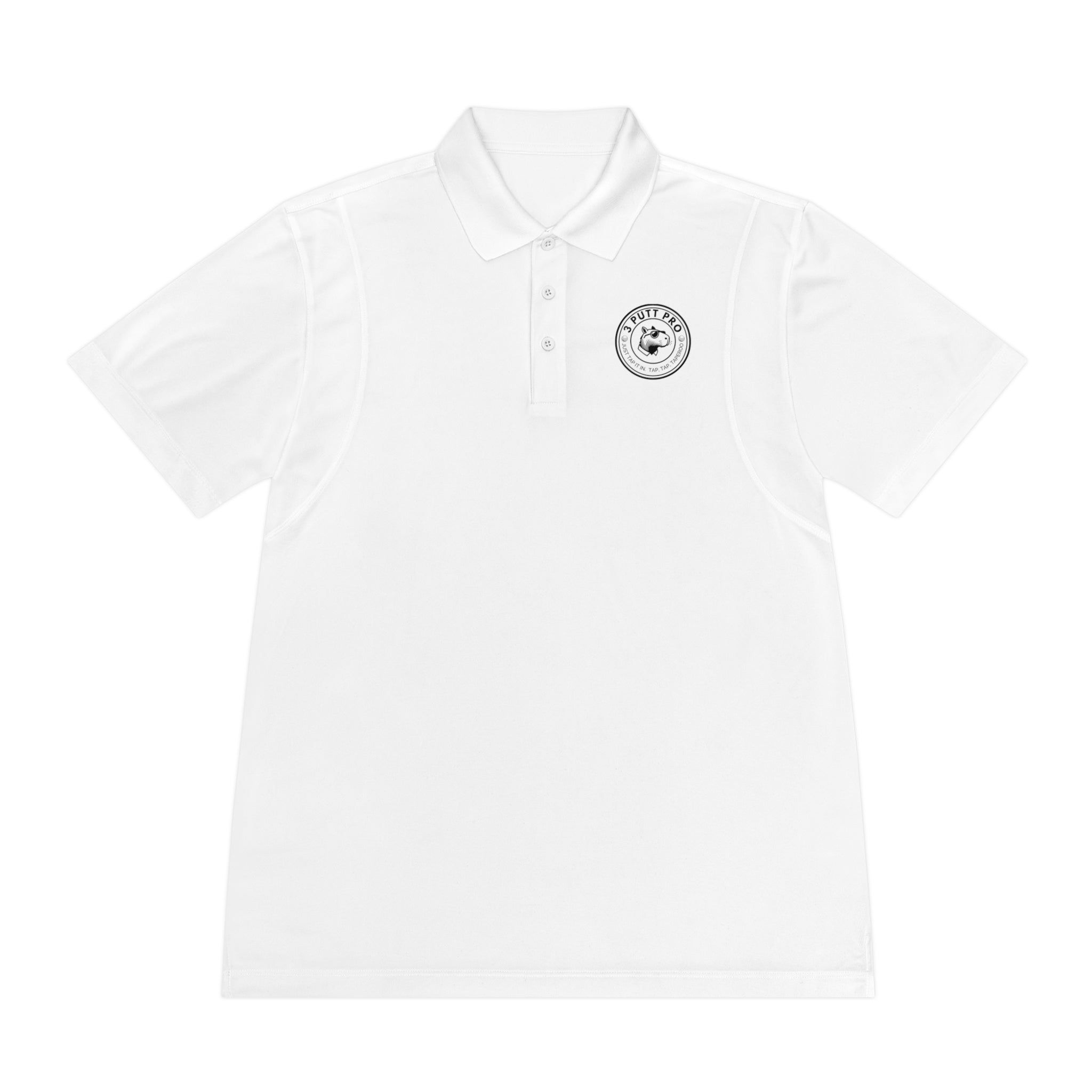 3-Putt Pro Golf Polo – Tap Tap Taperoo Happy Gilmore Shirt – Capybara Country Club Sport-Tek Shirt for Golf Dads