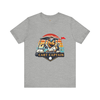 Official Cart Captain –  Unisex Jersey T-Shirt 🏌️‍♂️