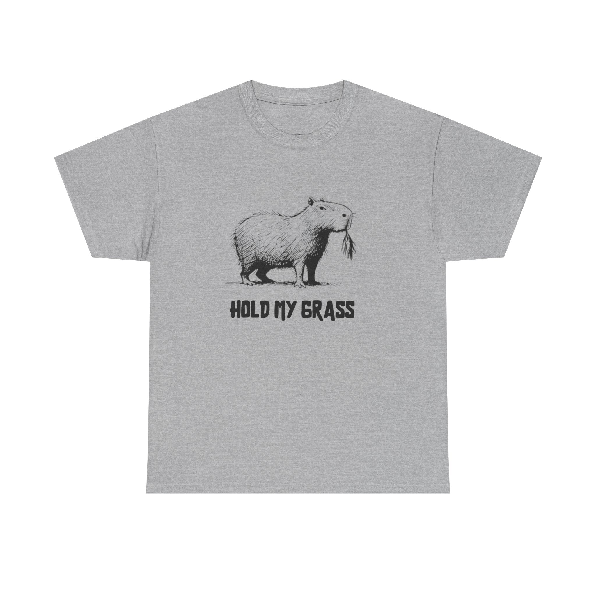 Hold My Grass T-Shirt | Funny Chill Graphic Heavy Cotton Tee