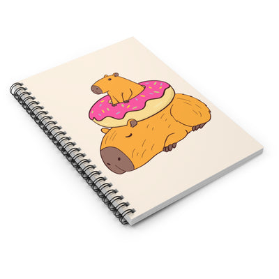 Cute Capybara Notebook – Donut Capy Cozy Journal