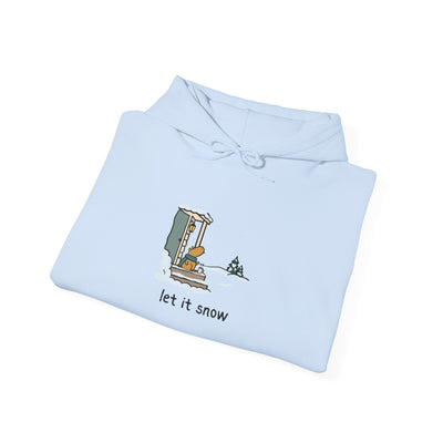 Let it Snow Cozy Capybara Hoodie