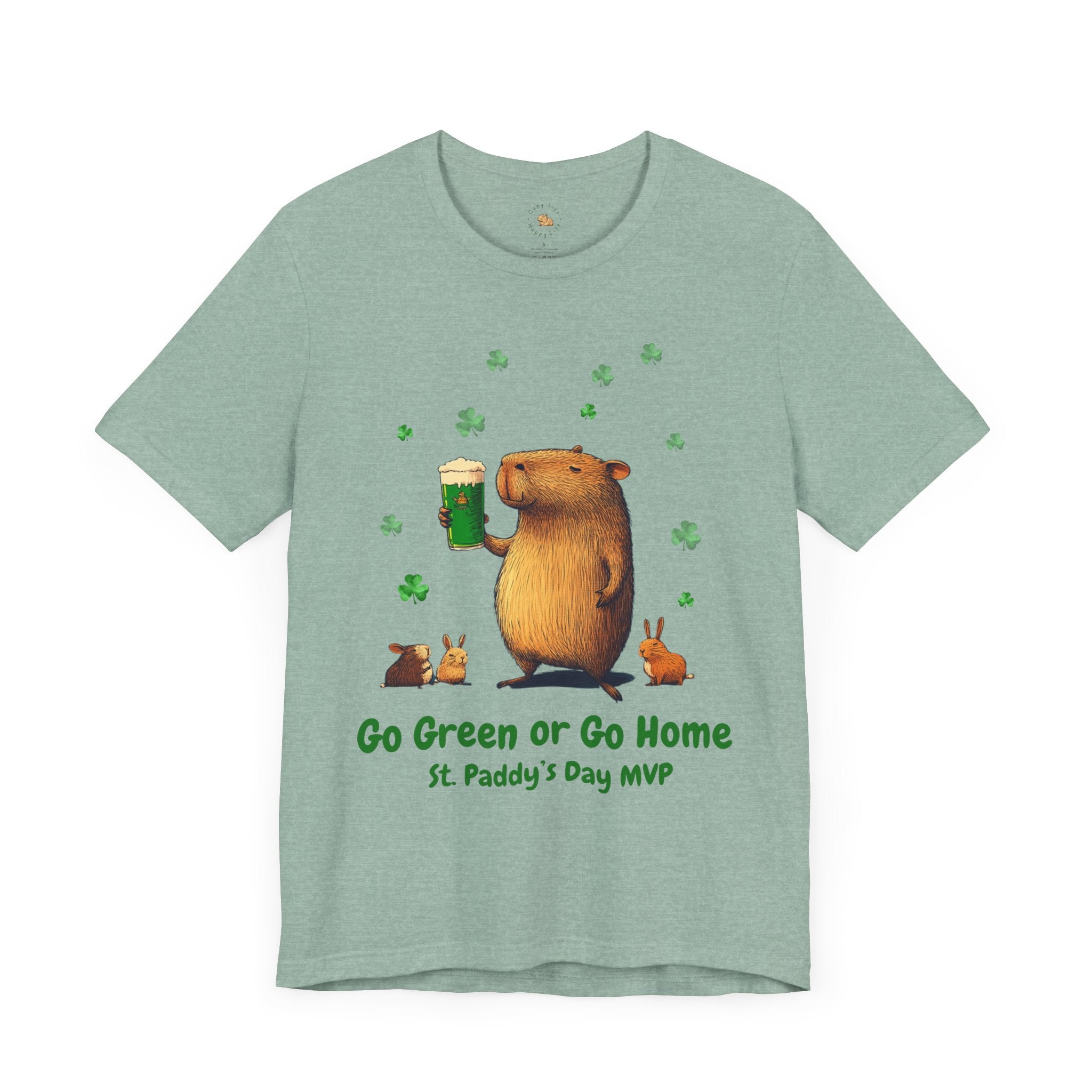 St. Patrick's Day MVP Tee - Go Green or Go Home Unisex Jersey Short Sleeve Shirt