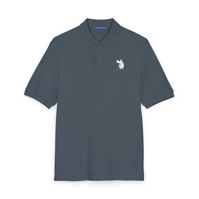 Capybara Chill Funny Embroidered Golf Polo