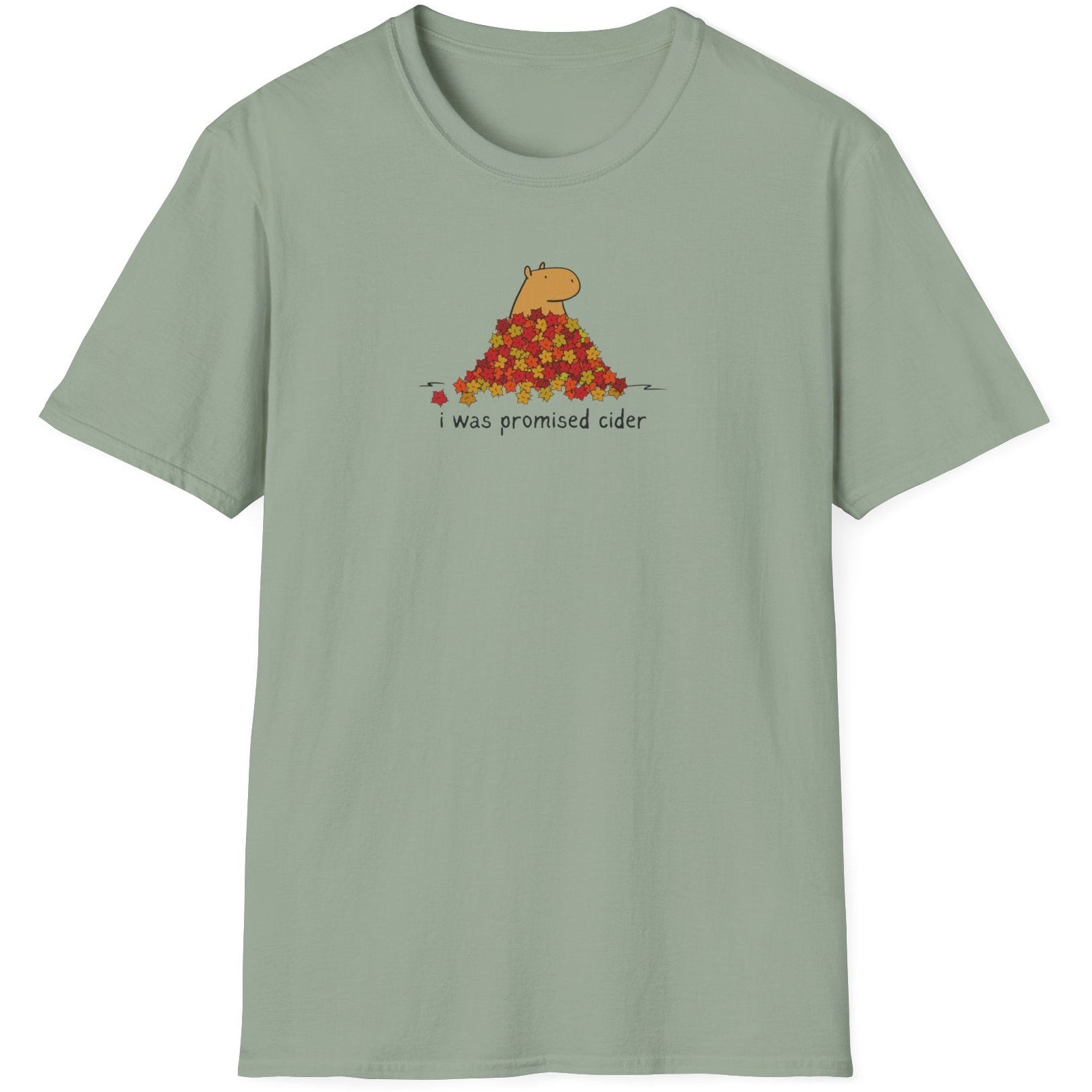 I Was Promised Cider - Capybara Softstyle Adult T-Shirt
