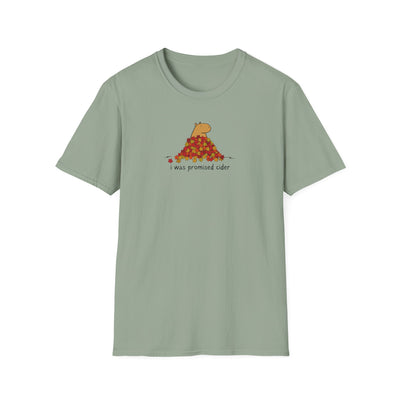 I Was Promised Cider - Capybara Softstyle Adult T-Shirt