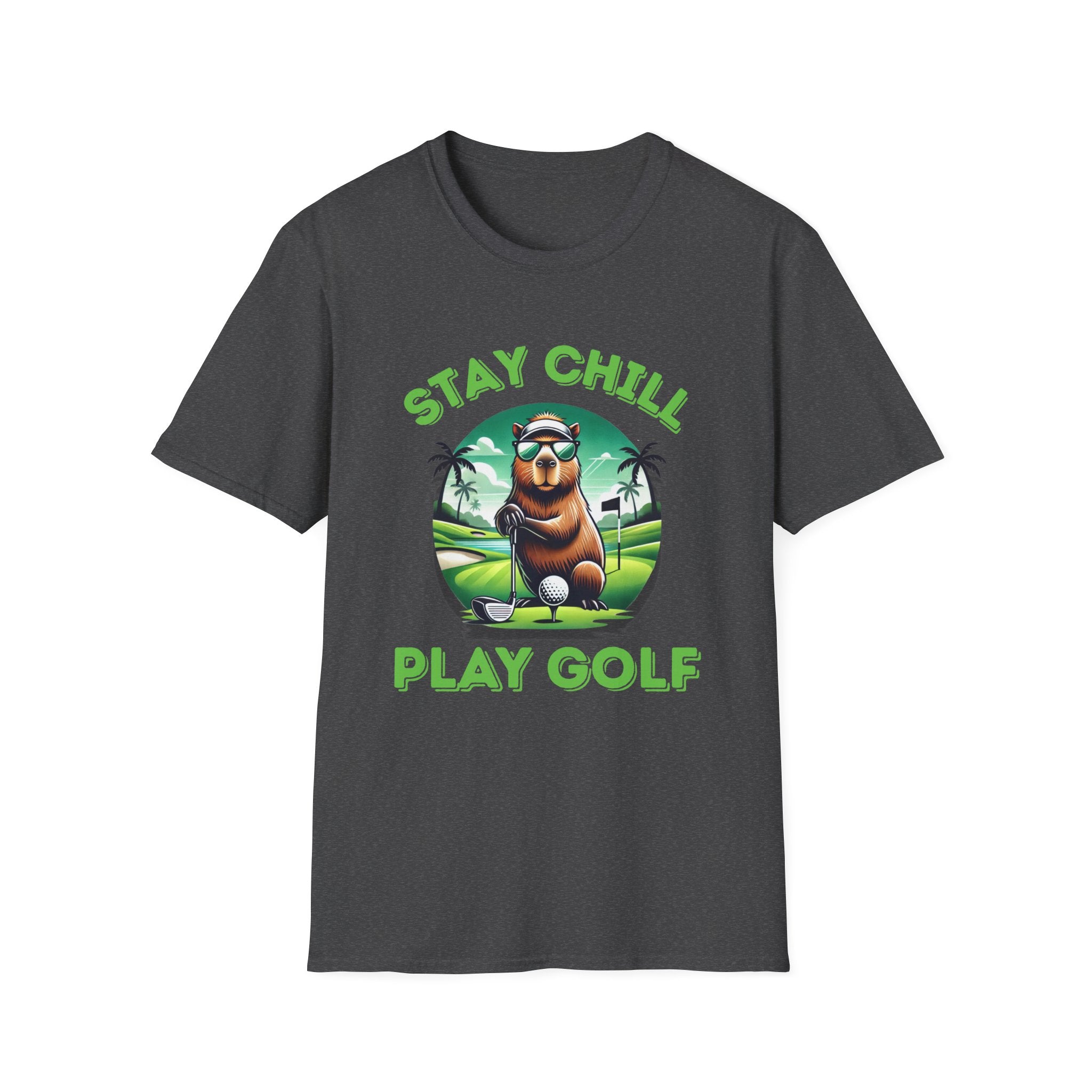 Stay Chill, Play Golf - Unisex Softstyle Tee