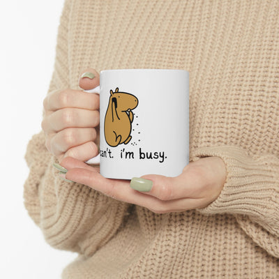 I'm Busy Capybara Mug