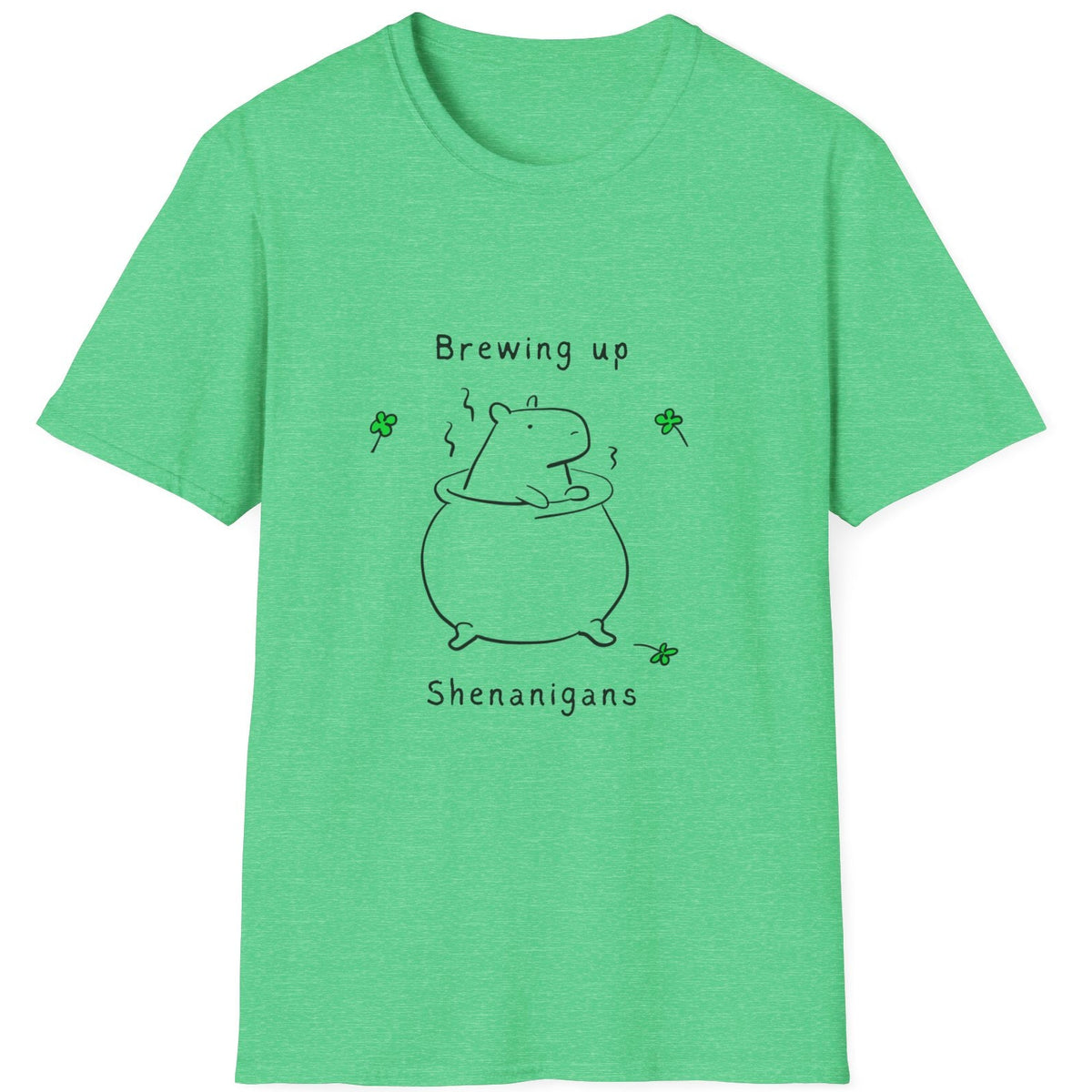 Funny St. Patrick's Day Capybara Shirt – Brewing Up Shenanigans