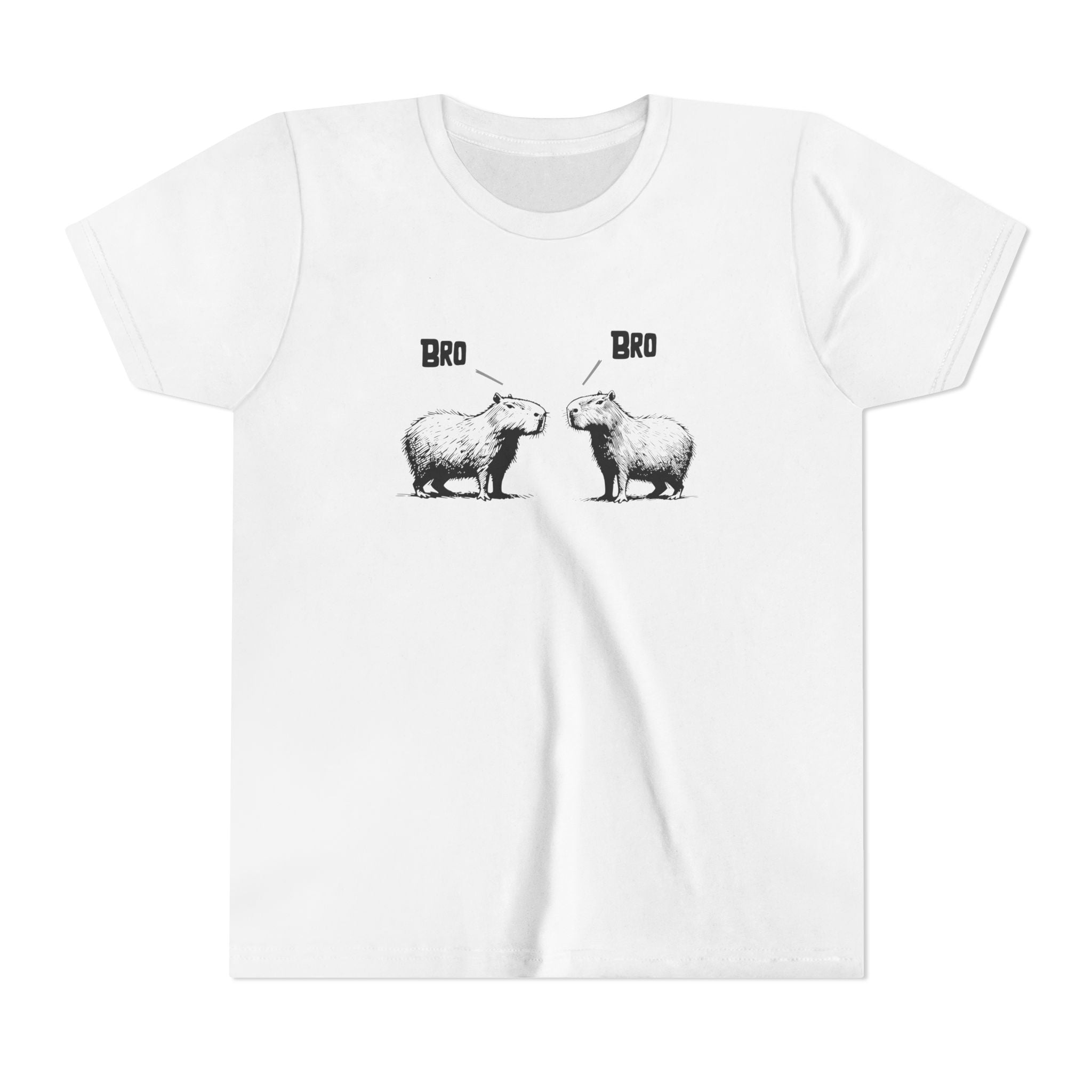 Two Capybaras Saying Bro, Bro - Youth T-Shirt