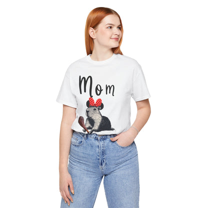 Mom Theme Park Here for the Turkey Legs Tee -  Capybara Turkey Leg Unisex Jersey Short Sleeve Shirt