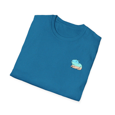 Capy Life Coastal Capybara Tee – Hand-Painted Beach Softstyle Tee