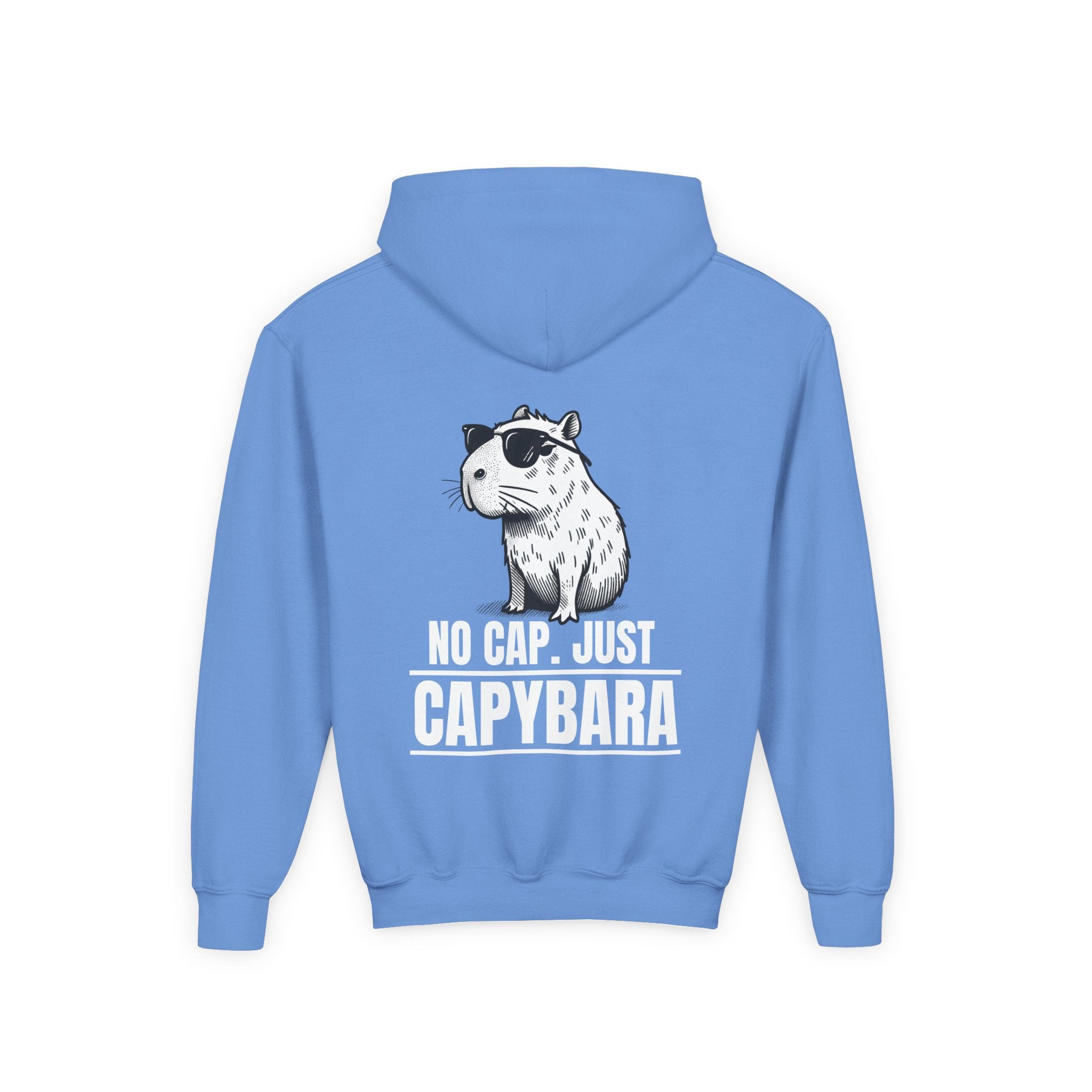 No Cap, Just Capybara Kids Hoodie