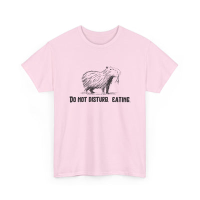 Do Not Disturb. Eating. Capybara Heavy Tee