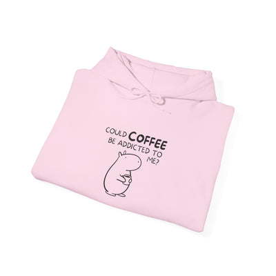 Could Coffee Be Addicted to Me? | Funny Capybara Hoodie
