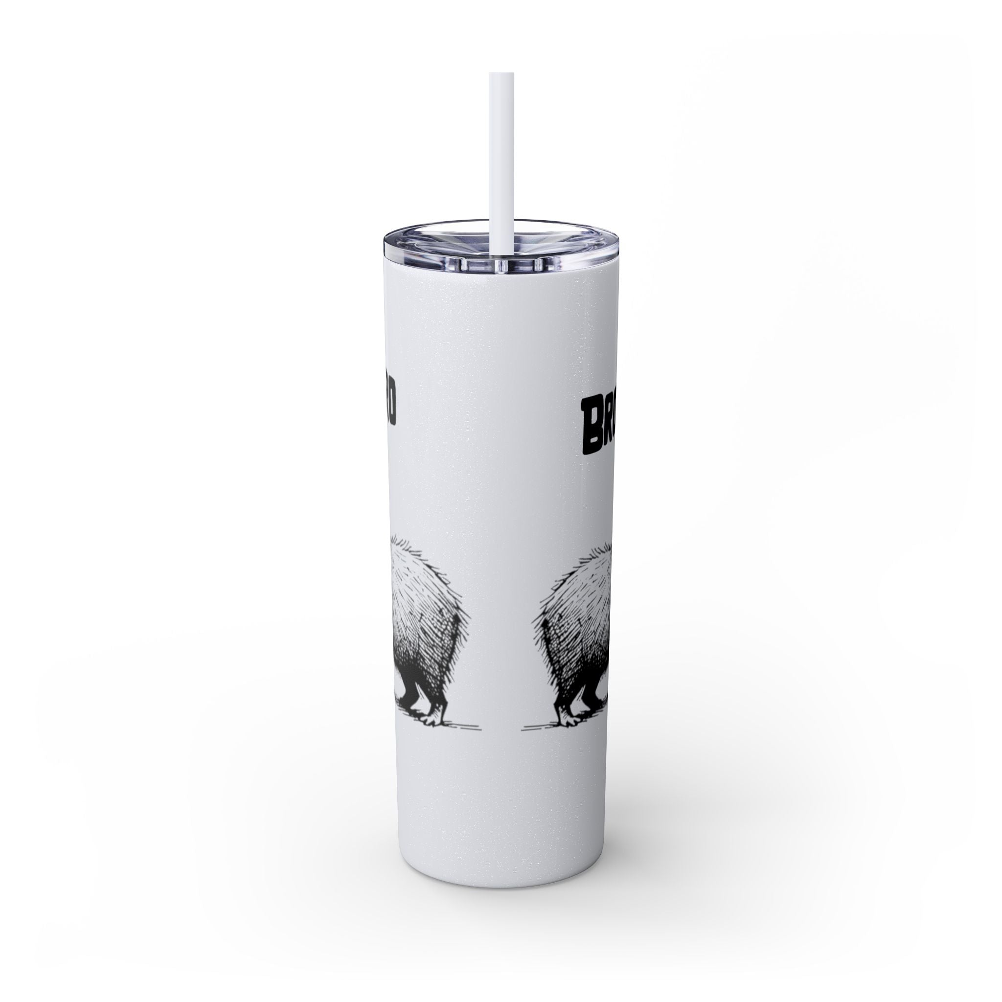 Bro Bro, Best of Friends – Capybara Coffee Skinny Tumbler