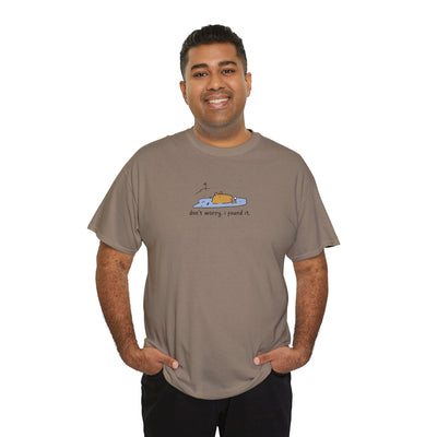 Don’t Worry, I Found It Capybara Golf Heavy Tee