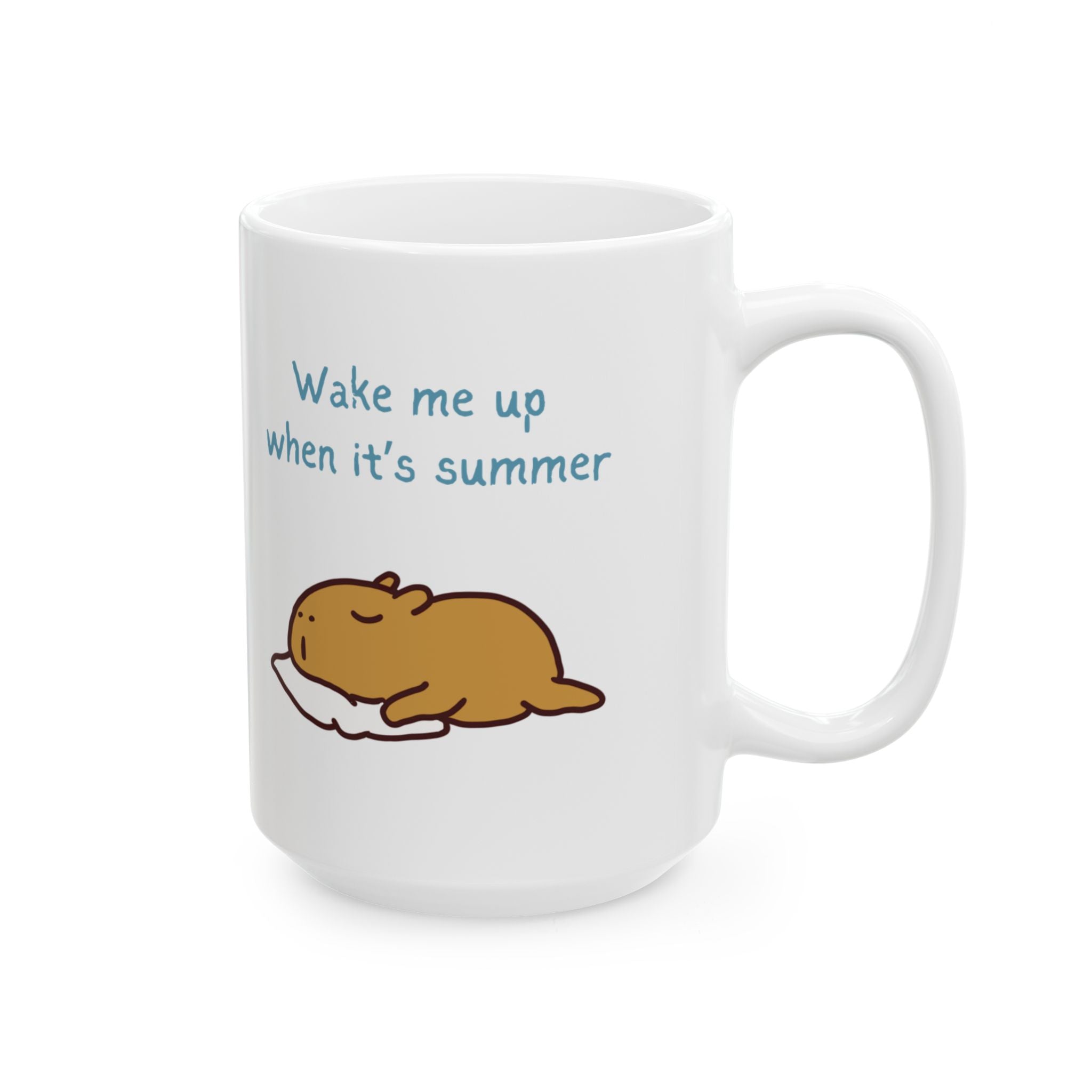 Teacher Appreciation Week Gift – Funny Teacher Coffee Mug – Wake Me Up When It’s Summer