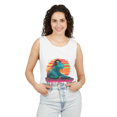 DJ Capybara Retro Music Tank Top