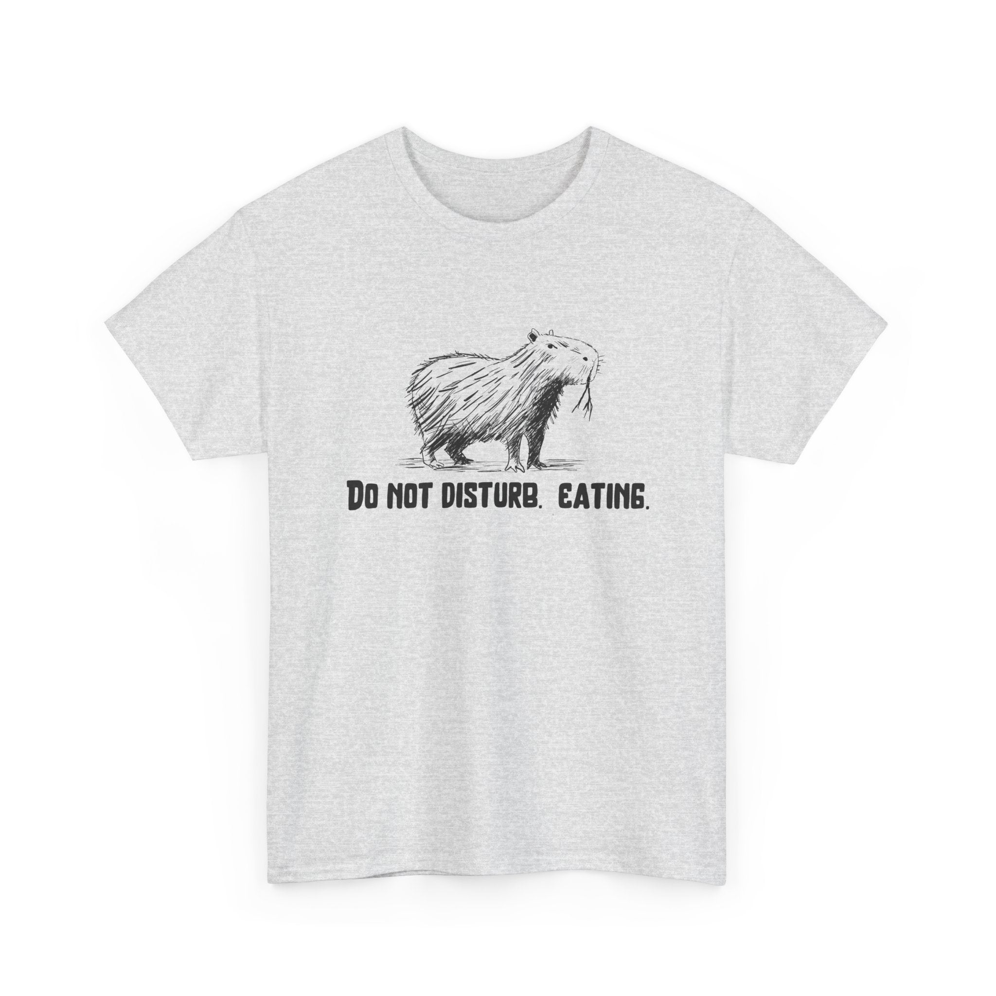 Do Not Disturb. Eating. Capybara Heavy Tee