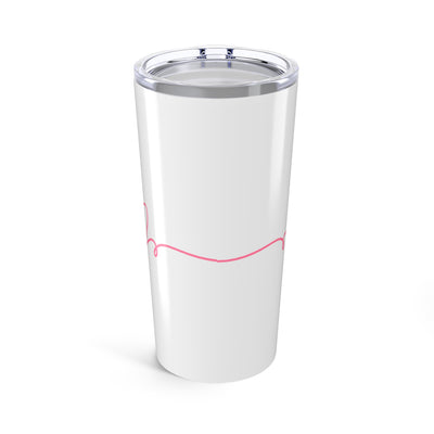 Capybara coffee lover tumbler design - detail view