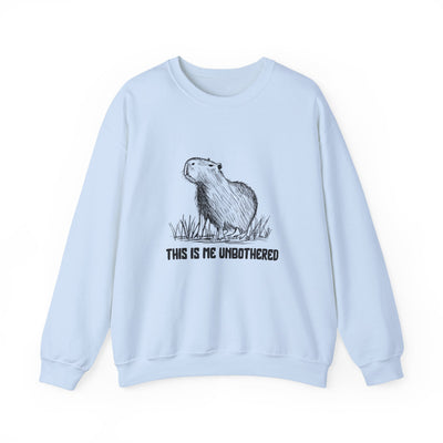 This Is Me Unbothered Sweatshirt – Funny Capybara Crewneck