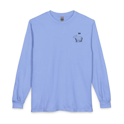 Bro Shirt Long Sleeve – Minimalist Capybara Youth Tee